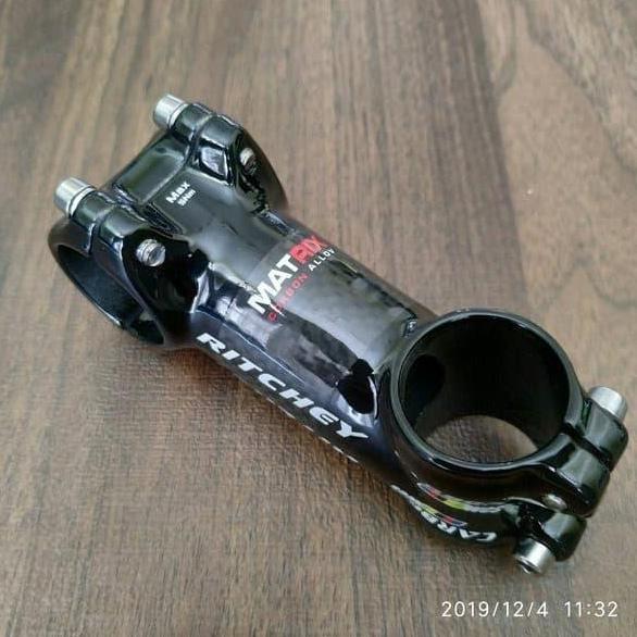 Ritchey WCS Stem 80mm 17 derajat OS 31.8mm Glossy Road Bike MTB [terbaik]