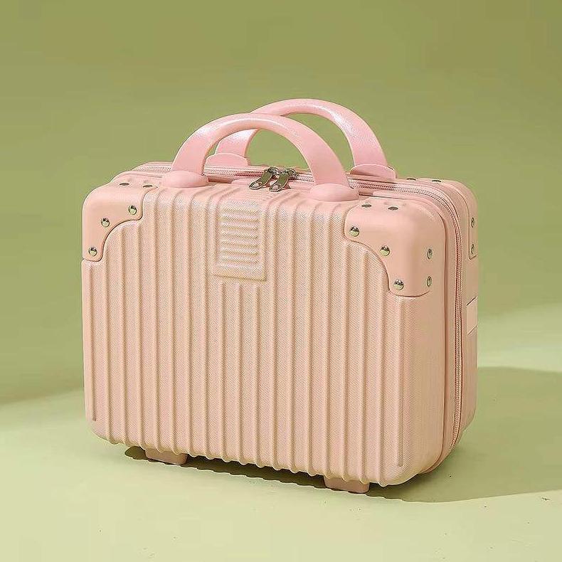NEW PROMO Pololynix Tas Kosmetik Travel Koper 14 Inch Mini Kode Lock 3 Digit