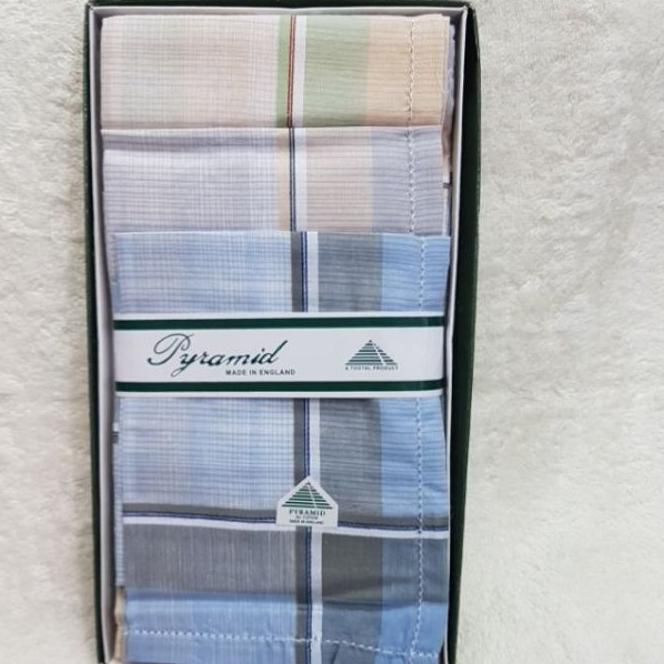 6 Pc Saputangan Pria Merk  Pyramid
