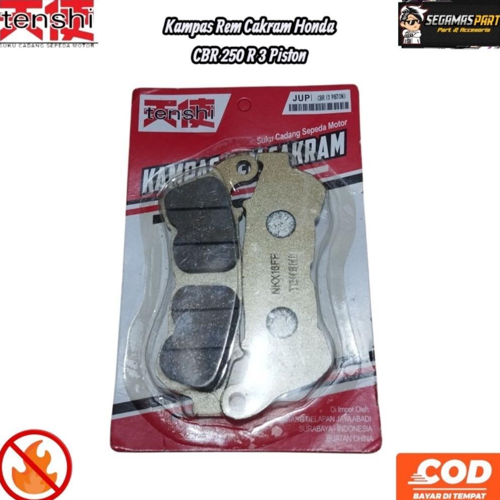 DISCPAD KAMPAS REM CAKRAM DEPAN HONDA CBR 250 CBU ABS 3 PISTON