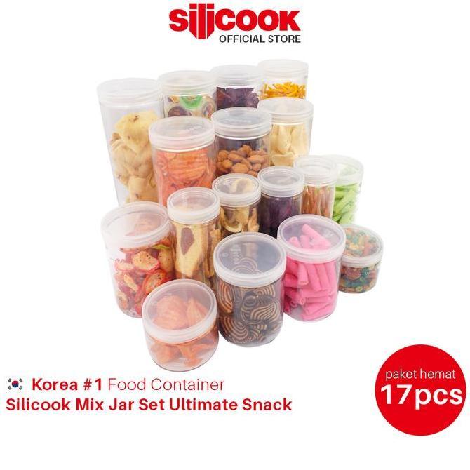 (Good) Silicook Mix Jar Set Ultimate - Container toples transparan
