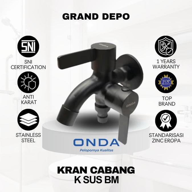 Kran Cabang K SUS BM 1/2" Onda / Kran Cabang Onda / Kran Air Onda