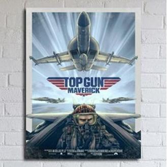 POSTER PAJANGAN DINDING TOP GUN FB27