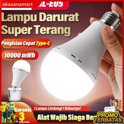 20W 2 BateraiEmergency Led Lampu Emergency Led Arashi Magic Bohlam Lampu Listrik Mati Darurat /Lampu