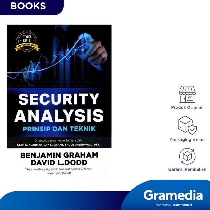 BEVONYA_ - GRAMEDIA BUKU BISNIS SECURITY ANALYSIS (TERJEMAHAN BAHASA INDONESIA) (BENJAMIN GRAHAM DAN