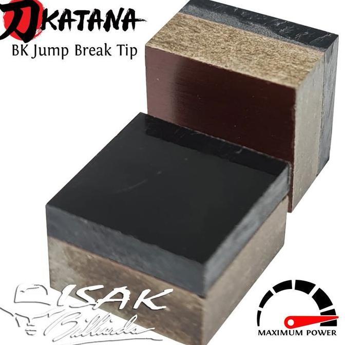 KATANA BK BREAK JUMP TIP - HARD PHENOLIC CUE TIPS BILLIARD STICK JB