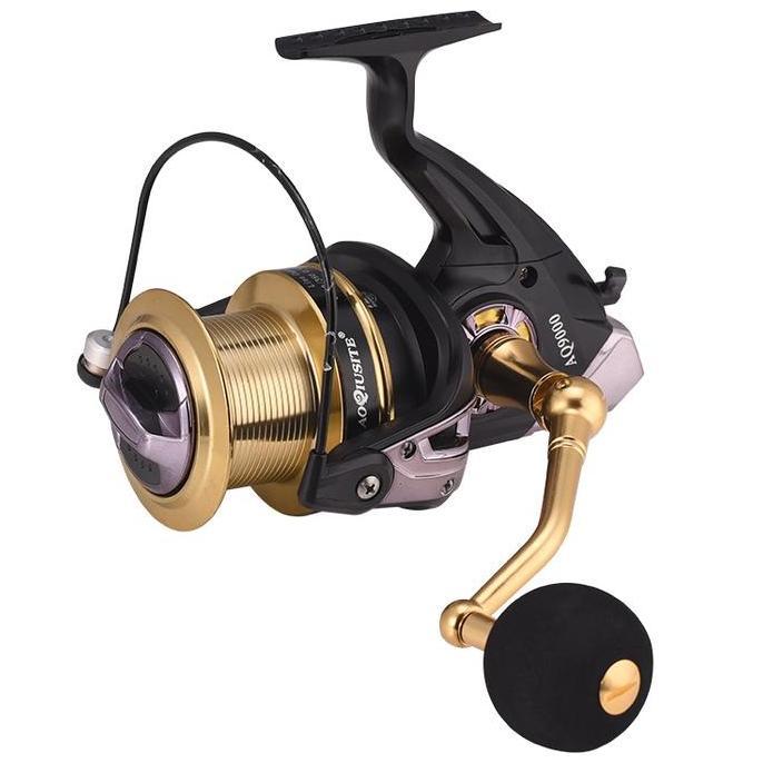 AoQiusite Reel Jumbo Besar 8000 10000 12000 surf pasiran laut