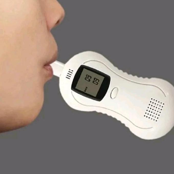 MEHJAPCHA Alat Tester Nafas Kadar Alkohol Alcohol Tester Breath Analyzer Detector Breathalyzer Alcoh
