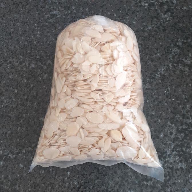 ALMOND SLICE OLAM 500GR / kacang almond slice kemasan repack 500gr