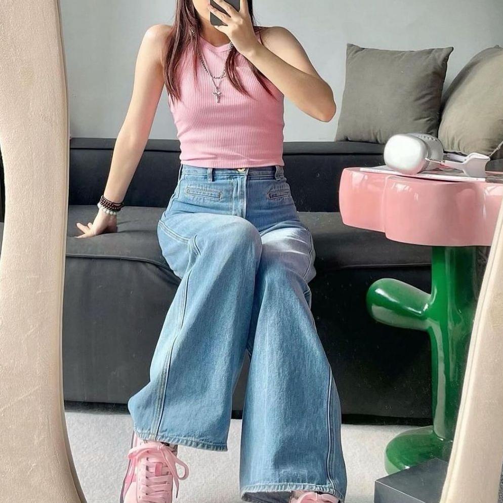 ORIGINAL SEPATU SNEAKERS ONITSUKA TOKUTEN PINK / Onitsuka Tiger Pink