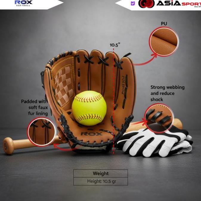 Podia.Starman - Glove Softball Rox Sarung Tangan | Baseball | Sarung Tangan Soft Ball Baseball
