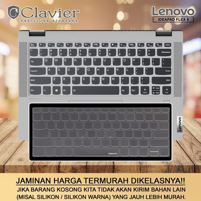 GRANDIMASTORE - KEYBOARD PROTECTOR COVER KOMPATIBEL UNTUK LENOVO IDEAPAD FLEX 5 5I 15 SILIKON COOSKI