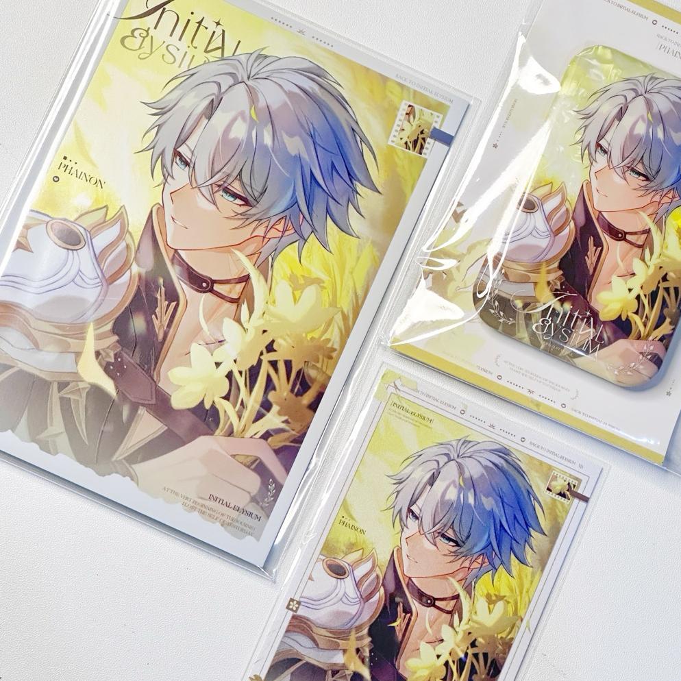 Termurah [HSR Fanmerch] Initial Eysium - Phainon Post, Photo, Badge