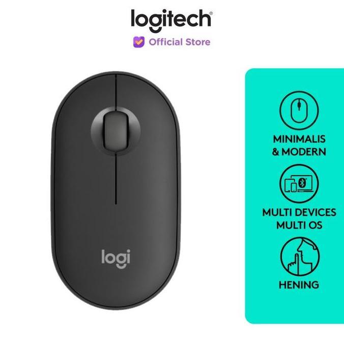 Best Seller Mouse Wireless Bluetooth Logitech Pebble 2 M350S Mouse Wireless Bluetooth Slim Silent Pr