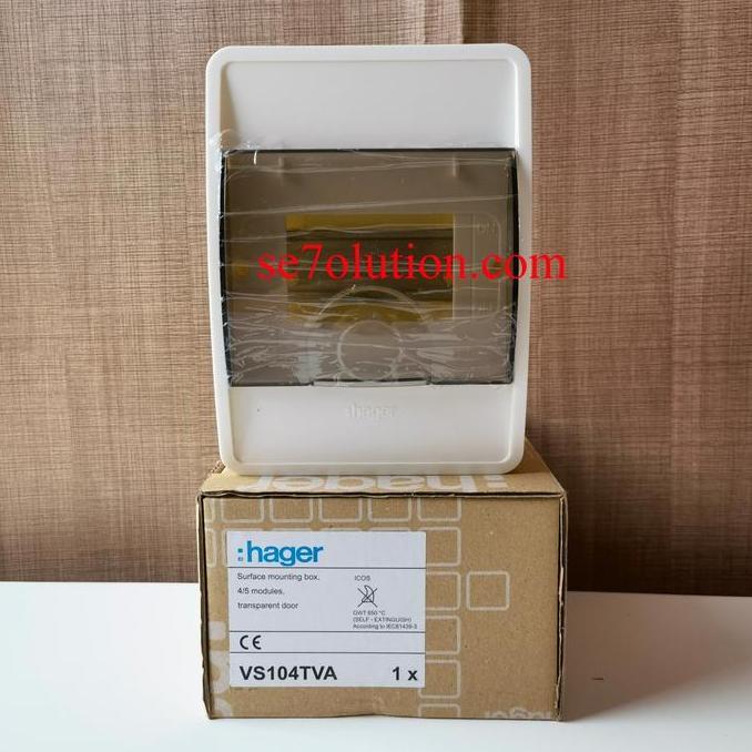 Hager Box MCB 4 Group Outbow (VS104TVA)