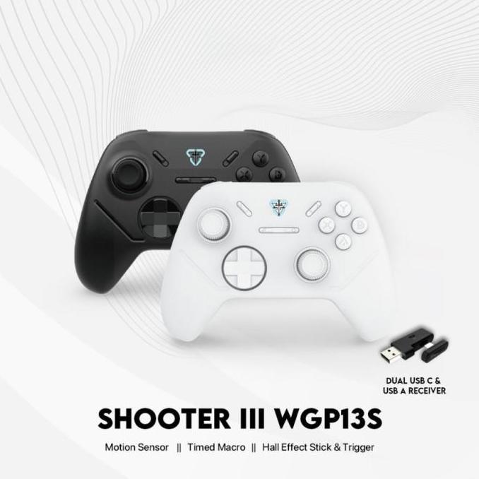 Best Seller Gamepad Fantech Shooter Iii Wgp13S Usb Type-C Wireless Gaming Gamepad Premium