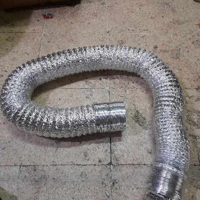 Promo 10 Meter Pipa Exhaust 4 Inchi / Flexible Cerobong Asap 4"