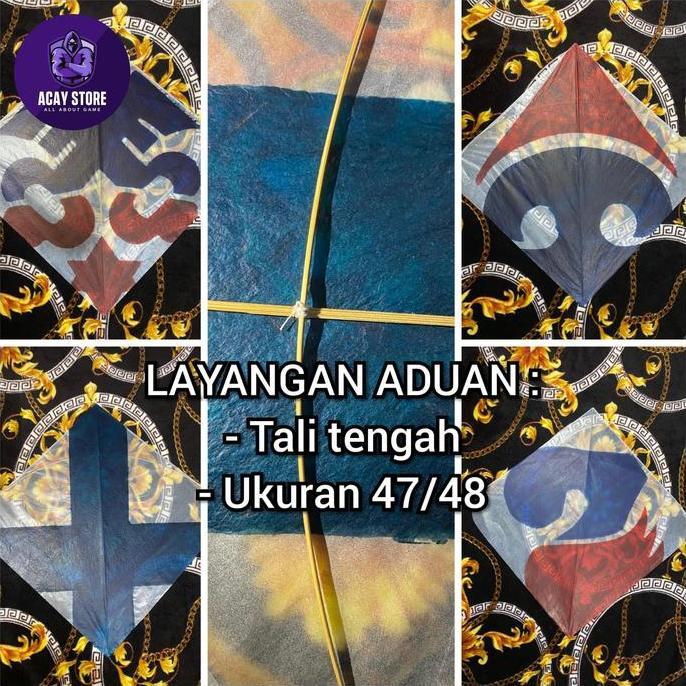 layangan aduan khas palembang / layang layang aduan