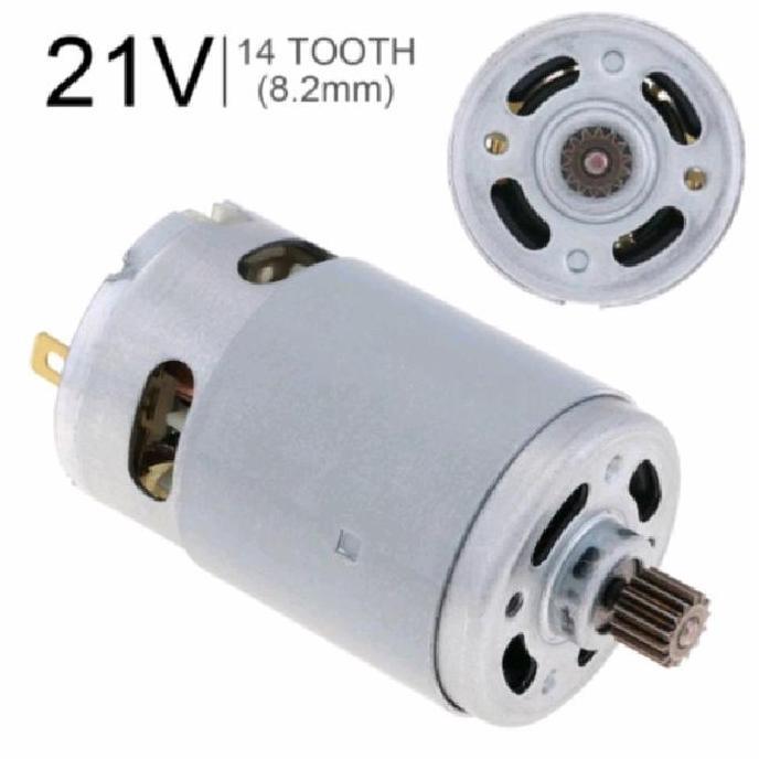 Motor Dc Dinamo Rs550 18V 21V Gigi 11 14 15