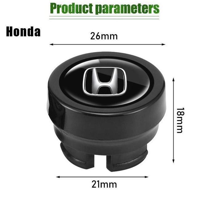 VIRYEOU Cover Tutup Auto Lighter Charger Pemantik Api Socket Colokan Mobil Dengan Logo Honda Anti De