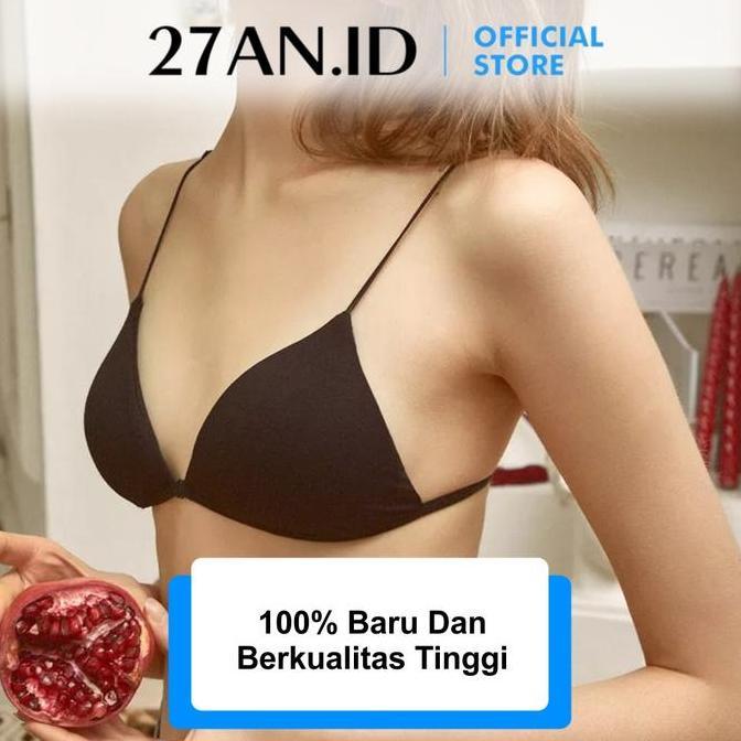 HABRULE Masyarakat Pilihan BH/Bra Wanita BR24 Bralette Sexy Import Real Pict Bahan Katun Warna Putih