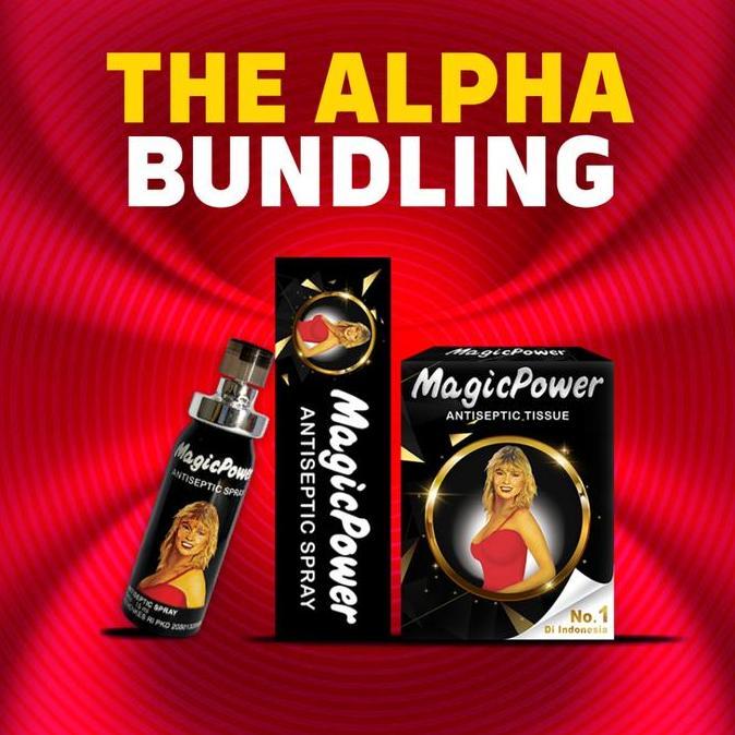 [Bundling SPRAY dan TISSUE]  Magic Power Spray - 15ml Magic Power Classic - 1 Box