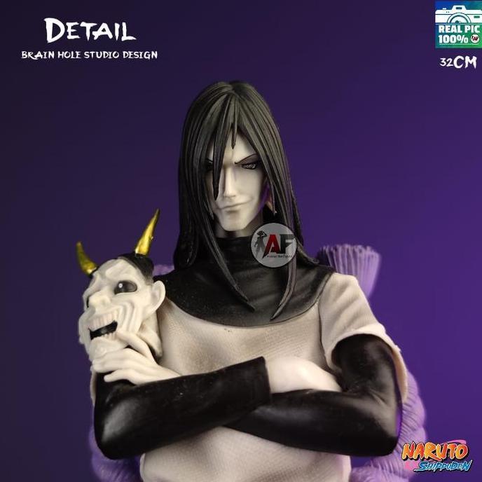 mainan - Statue Action Figure Naruto Orochimaru Brain Hole Studio 32cm Design Recast Diskon