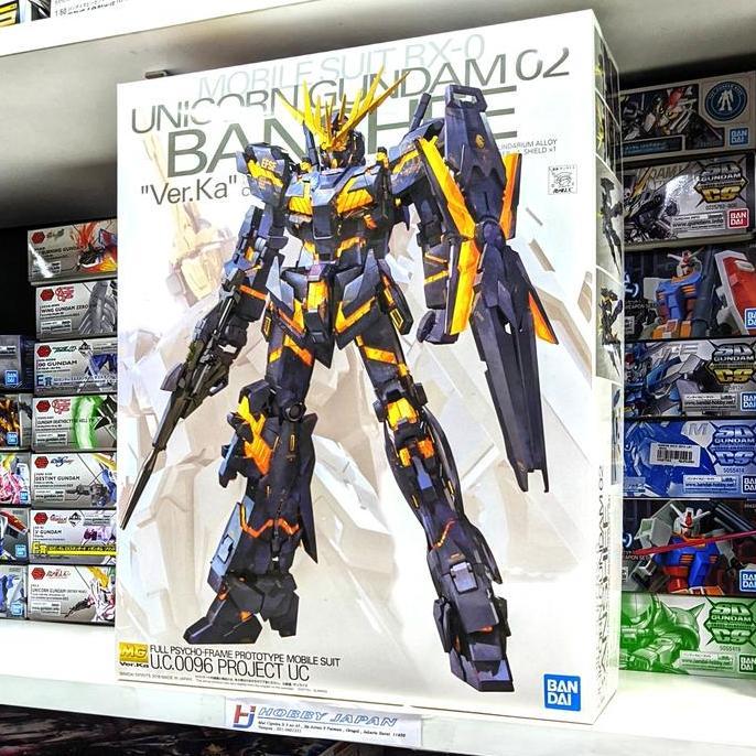 mainan - MG Banshee Ver Ka Bandai Modelkit Plamo Diskon