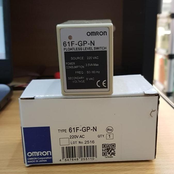 OMRON 61F-GP-N 220V 61F GP N / 61F-GP FLOATLESS LEVEL SWITCH