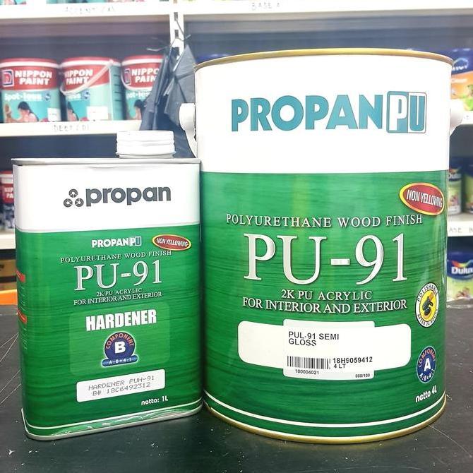 Pulasan- Cat Kayu Propan Pu-91 Clear Doff (5 Liter)