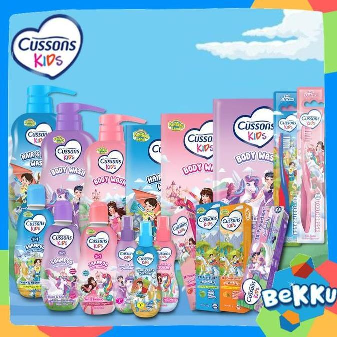 Beb - Cussons Kids Series - Body Wash - Kids Shampoo - Cologne - Toothpaste - Cusson Anak Series - B