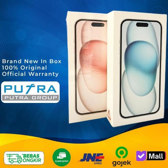 Sabdaa317 - (RESMI) iPhone 15 128GB 256GB 512GB Black Blue Pink Yellow Green