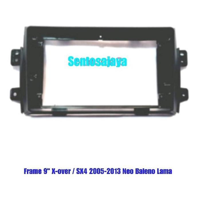 Mcqueen- Frame Headunit 9Inch Suzuki X-Over/Sx4/Neo Baleno Lama Tahun 2005-2013