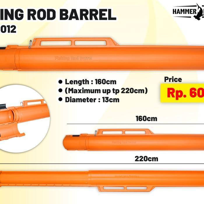 HAMMERHEAD FISHING ROD BARREL- TABUNG JORAN PANCING & KOPER PANCING