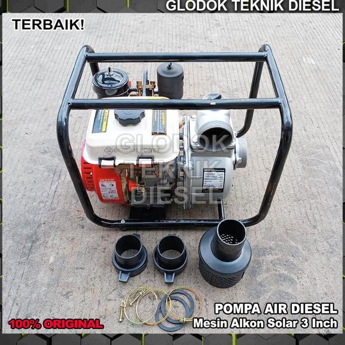 Pompa Diesel Solar Mesin Pompa Air Sawah Irigasi Alkon 3 Inch TERBAIK