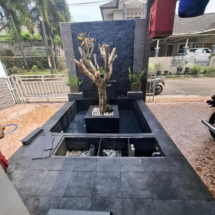 KOLAM IKAN KOI MINIMALIS / KOLAM NATURAL