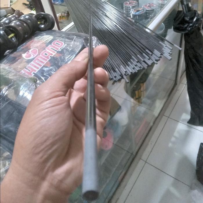 Blank Karbon solid bukan sutet bahan joran pancing lele dan ikan besar kaku padat tidak bolong kuat 