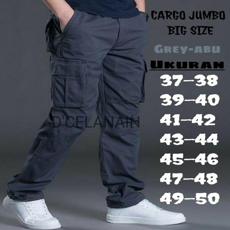 PREMIUM CELANA CARGO/PDL CELANA JUMBO BIG/SIZE 37 - 50 || CELANA PANJANG PRIA [COD]