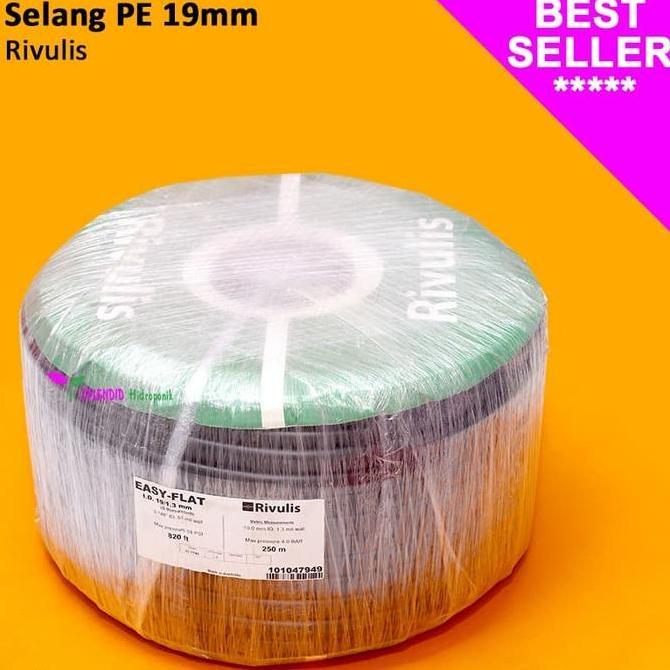 Selang PE 19mm Rivulis 1 Roll 250m Easyflat