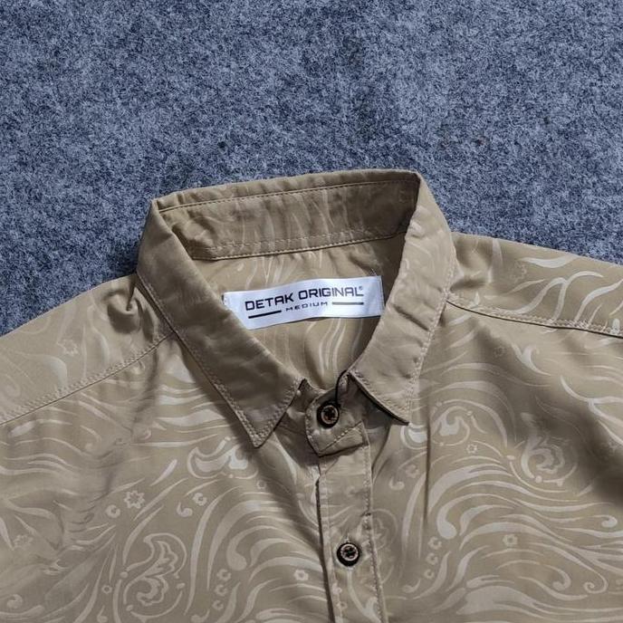 PROMO Kemeja Embos Sultan Lengan Pendek Pria Coksu Yakuza Casual Slimfit PROMO