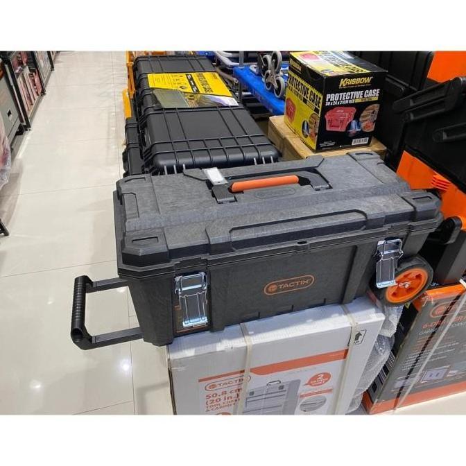 Terlaris Tactix Tool Box / Kotak Perkakas Dengan Roda 71Cm