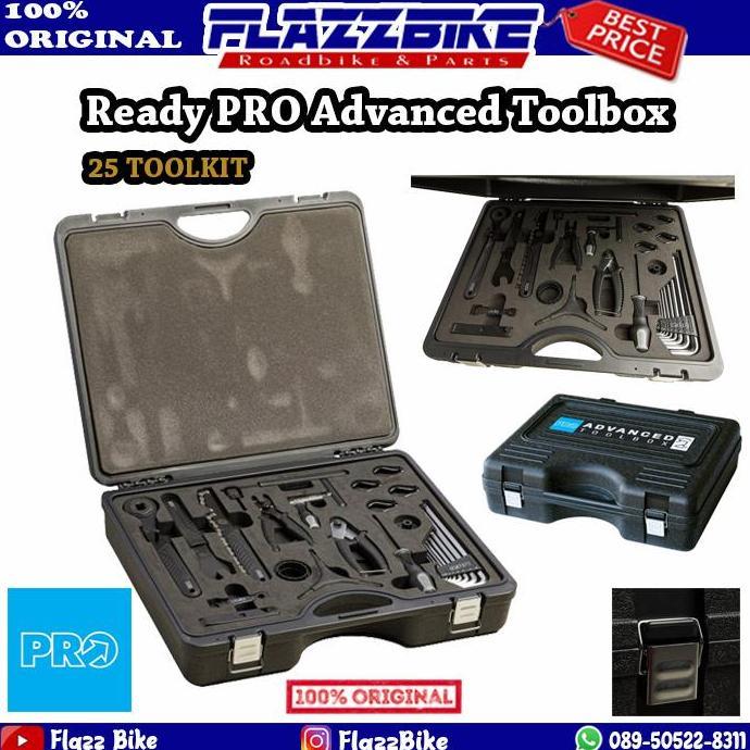 Terlaris Pro Advanced Toolbox 25 Tool Kit - Advance Tool Box Toolkit Sepeda
