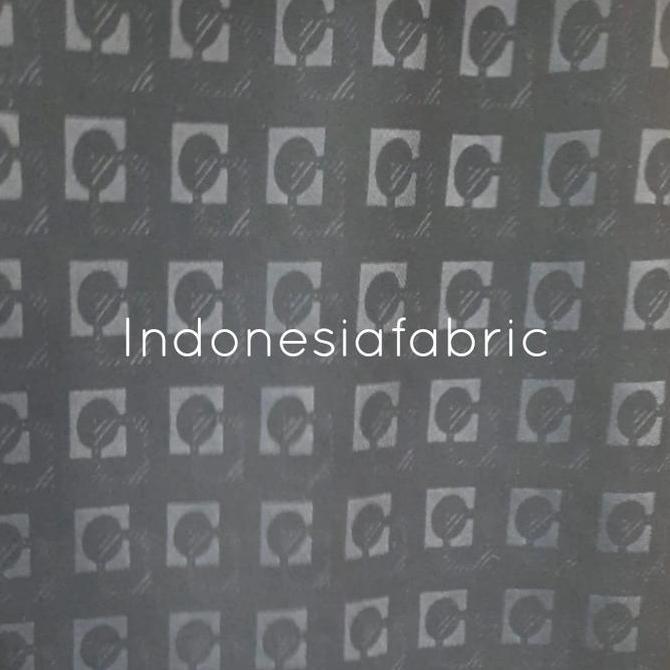 Kain Bahan 0.5 Meteran Kain Mta Jetblack Embos Emboss