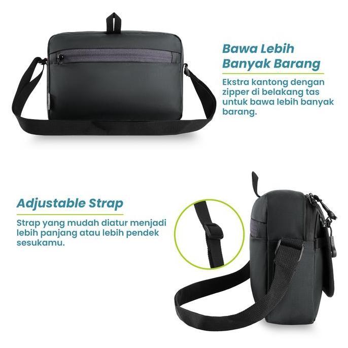 Aero- Torch Tas Selempang - Sling Bag Jixi Travel Pouch