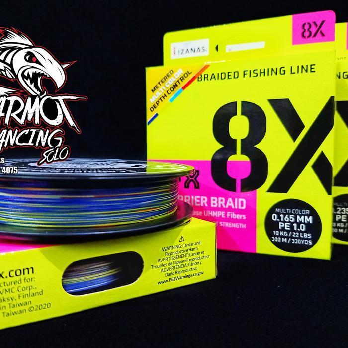 PE SUFIX SFX X8 300M MULTI COLOR MADE IN TAIWAN