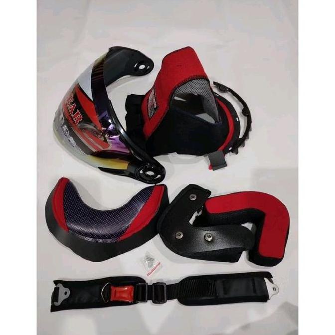 busa nhk gladiator fullset + tali helm + kaca helm nhk gladiator