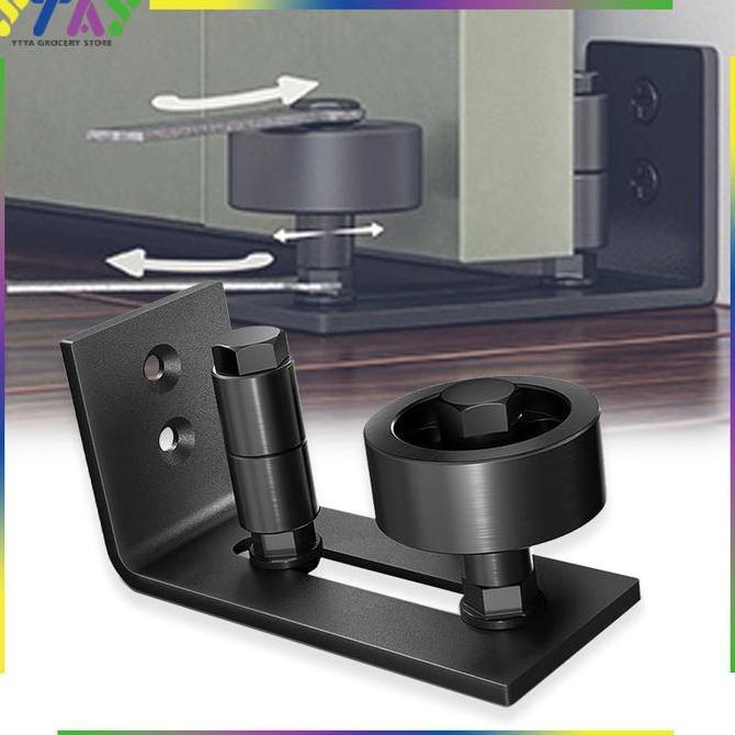 - HITAM/DOOR ADJUSTABLE SLIDING/SLIDING BARN DOOR PREMIUM