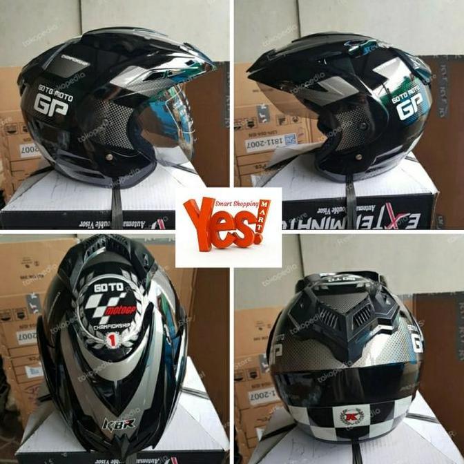 Helm Motor Half Face KBR MotoGP