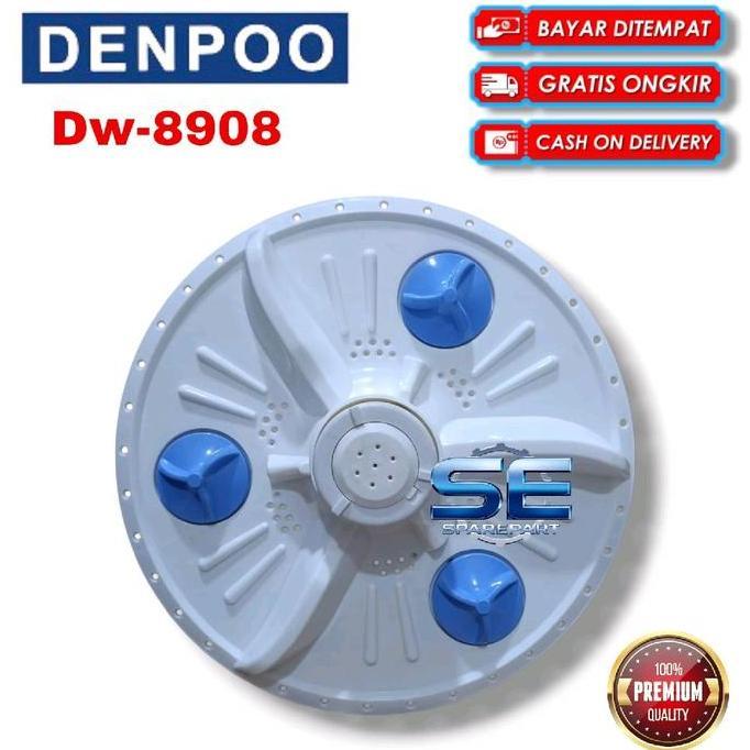 PULSATOR MESIN CUCI DENPOO 2 TABUNG DW8908 GIGI 10 34CM TEBAL DW 8908 TERMURAH