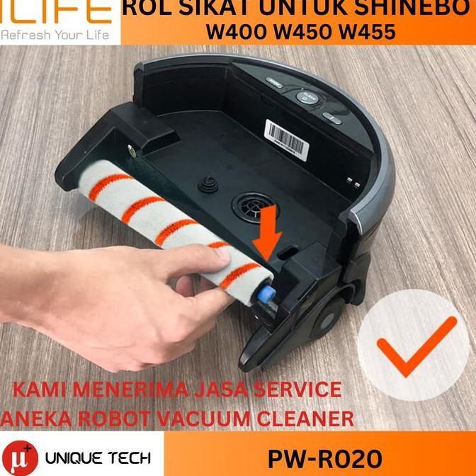 MOPPING ROLLER BRUSH SIKAT ROLL W400 W450 W455 ILIFE SHINEBOT PW-R020 HEMAT